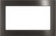 GE® 26.75" Black Stainless Steel Built In Microwave Trim-0