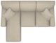 La-Z-Boy® Piper 2-Piece Pebble Sofa with Chaise-4