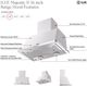 Ilve® Majestic II 36" Standard RAL Color Wall Mounted Range Hood-1