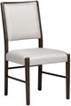 Crestview Collection Bentley 2-Piece Brown/White Upholstered Side Chair Set-0