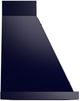 Ilve® Nostalgie II Noblesse 60" Midnight Blue Wall Mounted Range Hood with Burnished Trim-2