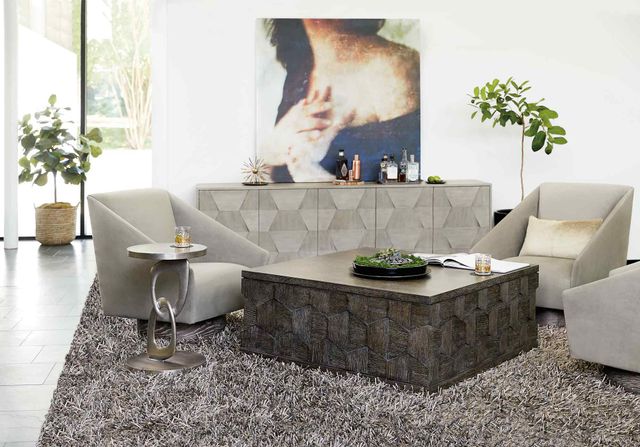 Bernhardt Linea Cerused Charcoal Square Cocktail Table-1