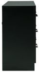 Benchcraft® Kraeburn Black/Brown Dresser-3
