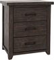 Jofran Inc. Madison County 4-Piece Barnwood Queen Panel Bedroom Set-4