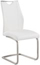 Armen Living Bravo 2-Piece White Side Chairs-0