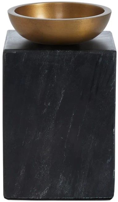 Renwil® Poema Black Natural Candle Holder-2