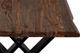 Porter International Designs Manzanita Harvest End Table with Black X Base-4