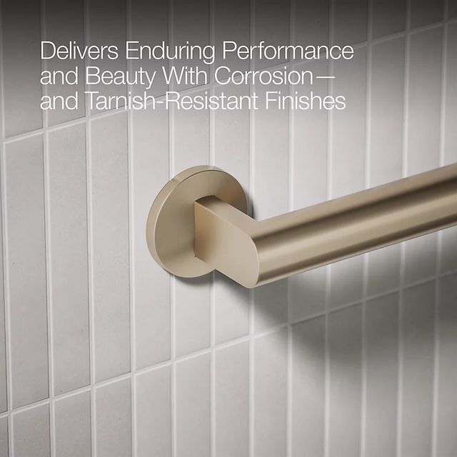 KOHLER® Components™ Vibrant Brushed Bronze 36" Grab Bar-4