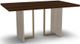 Amisco Customizable Zoel 60" Solid Birch Dining Table with 1.5" Tabletop -3