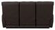 La-Z-Boy® Cassian Dark Chocolate Leather Power Reclining Sofa with Headrest-4