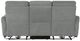 Homelegance® Edition Dove Gray Power Reclining Sofa with Power Headrest-4