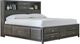 Signature Design by Ashley® Caitbrook 3-Piece Weathered Gray Queen Panel Storage Bed Set-1