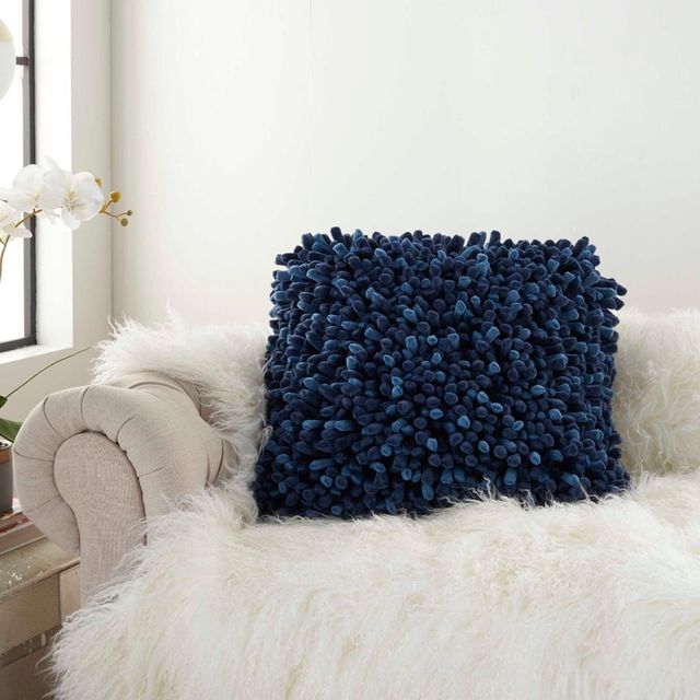 Nourison Home™ Sofia Navy Throw Pillow-2
