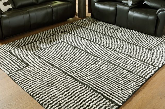 Signature Design by Ashley® Kurtmen Black/Ivory 8'x10' Area Rug-3