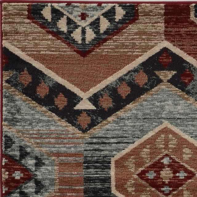 KAS Rugs Chester 5630 Red Artisan 5'x8' Rug-3