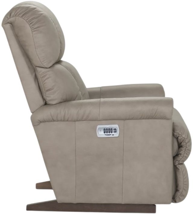 La-Z-Boy® Pinnacle Stone Leather Power Wall Recliner with Headrest and Lumbar-1