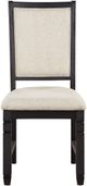 Mazin Furniture Asher 5-Piece Black/Brown Dining Set-4