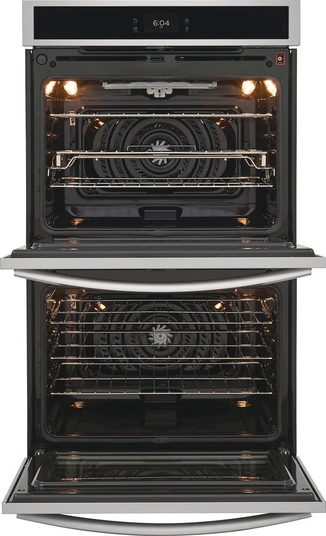 Frigidaire Gallery® 30" Smudge-Proof® Stainless Steel Oven/Micro Combo Electric Wall Oven with Stone-Baked Pizza-1