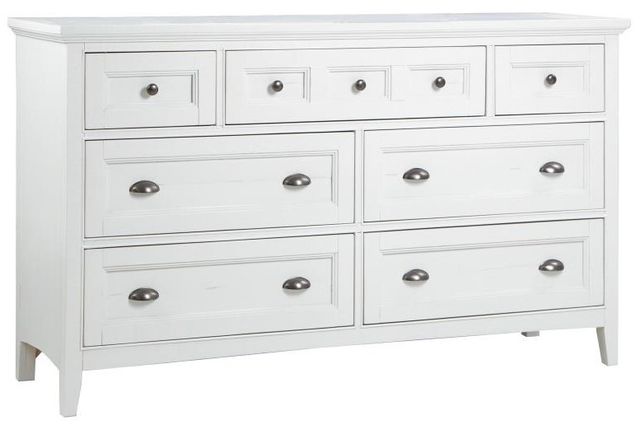 Magnussen Home® Heron Cove Chalk White Drawer Dresser-0