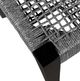 Armen Living Rhett Black/Grey Outdoor Bench-3