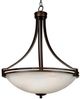 YHD Sequoia Alabaster/Dark Brown 22'' Foyer Pendant-0