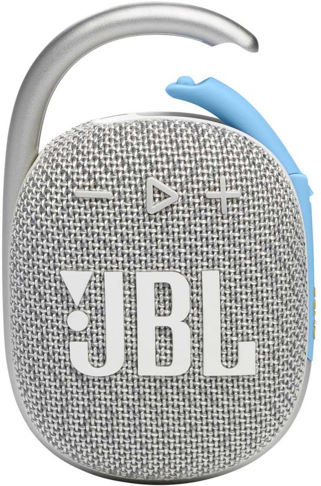 JBL® Clip 4 Eco White Portable Speaker