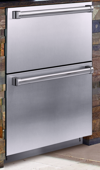 Sub-Zero® 24" Panel Ready Outdoor Refrigerator Drawers-3