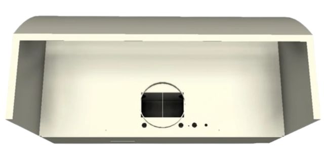 Vent-A-Hood® 42" Biscuit Wall Mounted Range Hood-2