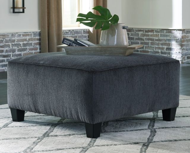Signature Design by Ashley® Abinger Smoke Oversized Accent Ottoman-3