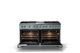 Viking® 5 Series 60" Novembery Sky Pro Style Dual Fuel (NG) Range with Polished Chrome Trim-1
