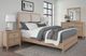 Vaughan-Bassett Woodbridge Clear Maple/Gray King Upholstered Panel Bed-1