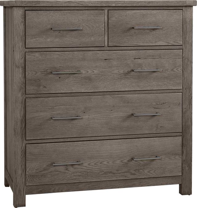 Vaughan-Bassett Dovetail Mystic Gray Standing Dresser-0