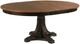 Kincaid® Bridgetown Bromefield Black Round Dining Table with Heritage Maple Base-1
