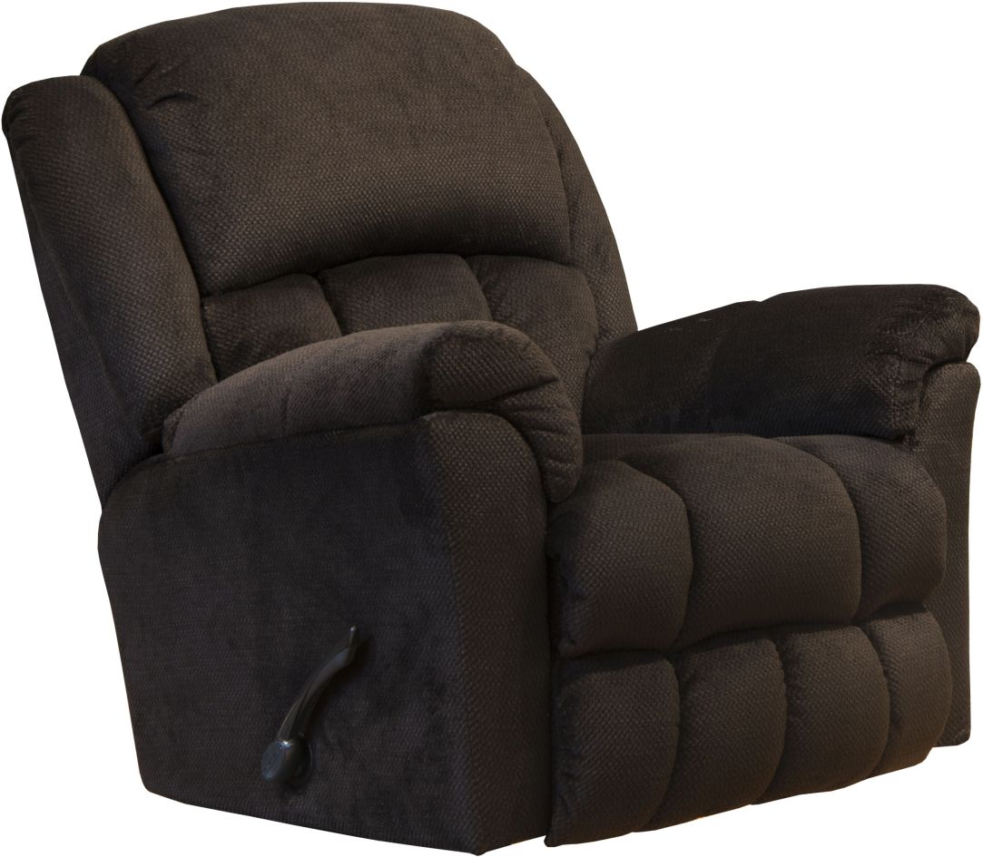 Catnapper® Bingham Chocolate Rocker Recliner with Deluxe Heat and Massage