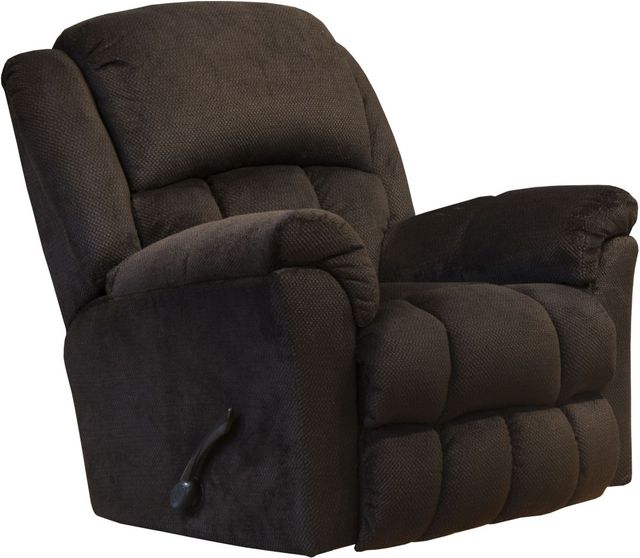 Catnapper® Bingham Chocolate Rocker Recliner with Deluxe Heat and Massage-0