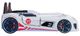 Furniture of America® Trackster White Twin Car Bed-3