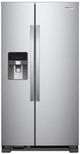 Crosley® 36" 24.5 Cu. Ft. Stainless Steel Side-by-Side Refrigerator -0