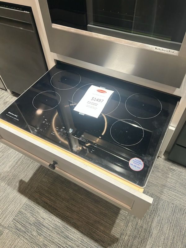 KitchenAid® 30" Stainless Steel Frame Induction Cooktop-0