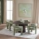Crestview Calloway Stained Dark Brown Dining Table-1