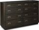 Signature Design by Ashley® Hyndell 3-Piece Dark Brown King Upholstered Panel Bed Set-2