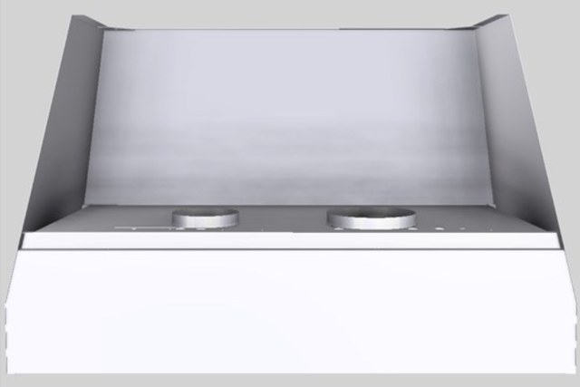Vent-A-Hood® Designer Series 48" White Wall Mounted Range Hood-1