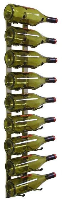 Vinotemp® Epicureanist 9 Bottle Black Wine Rack -2