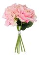 A & B Home Pink 14" Rose and Hydrangea-0
