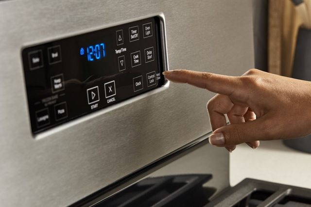 Whirlpool® 30" Stainless Steel Freestanding Gas Range-1