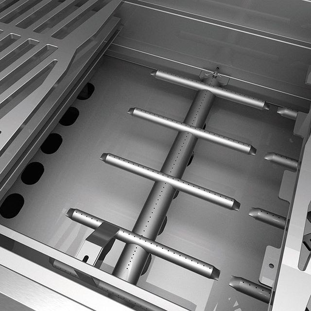Hestan® Professional 2-Burner Stainless Steel Built-In Natural Gas Grill-1