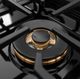 ZLINE Autograph Edition Paramount 30" 4.2 Cu. Ft. Satin Stainless Steel Gas Range with 4 Burner DuoPro™ Cooktop and Convection Gas Oven with White Matte Door and Matte Black Accents-5