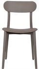 Moe's Home Collection Kent 2-Piece Taupe Polypropylene Outdoor Dining Chair Set-3