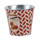 A & B Home Abington 3-Piece Red/White Tin Set-3