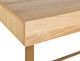 Transformer Table Transformer Scandinavian Oak Table to Desk with Gold Base-2