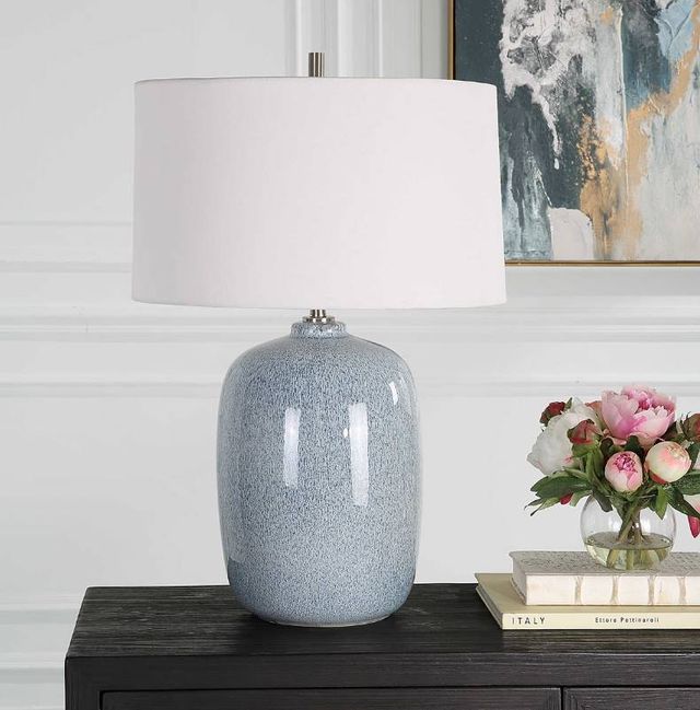 Uttermost® Jubilee Sky Blue Table Lamp-1